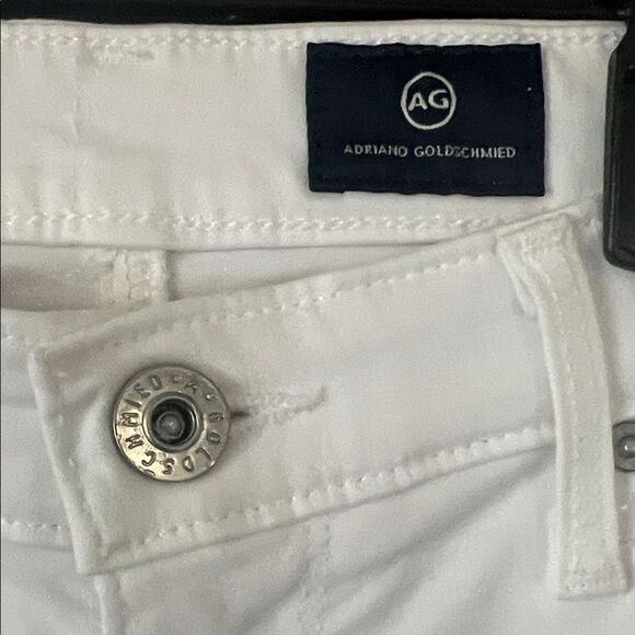 AG Adriano Goldschmied Prima Crop Cigarette Crop om Pearl White in SIze 28 - Picture 7 of 16